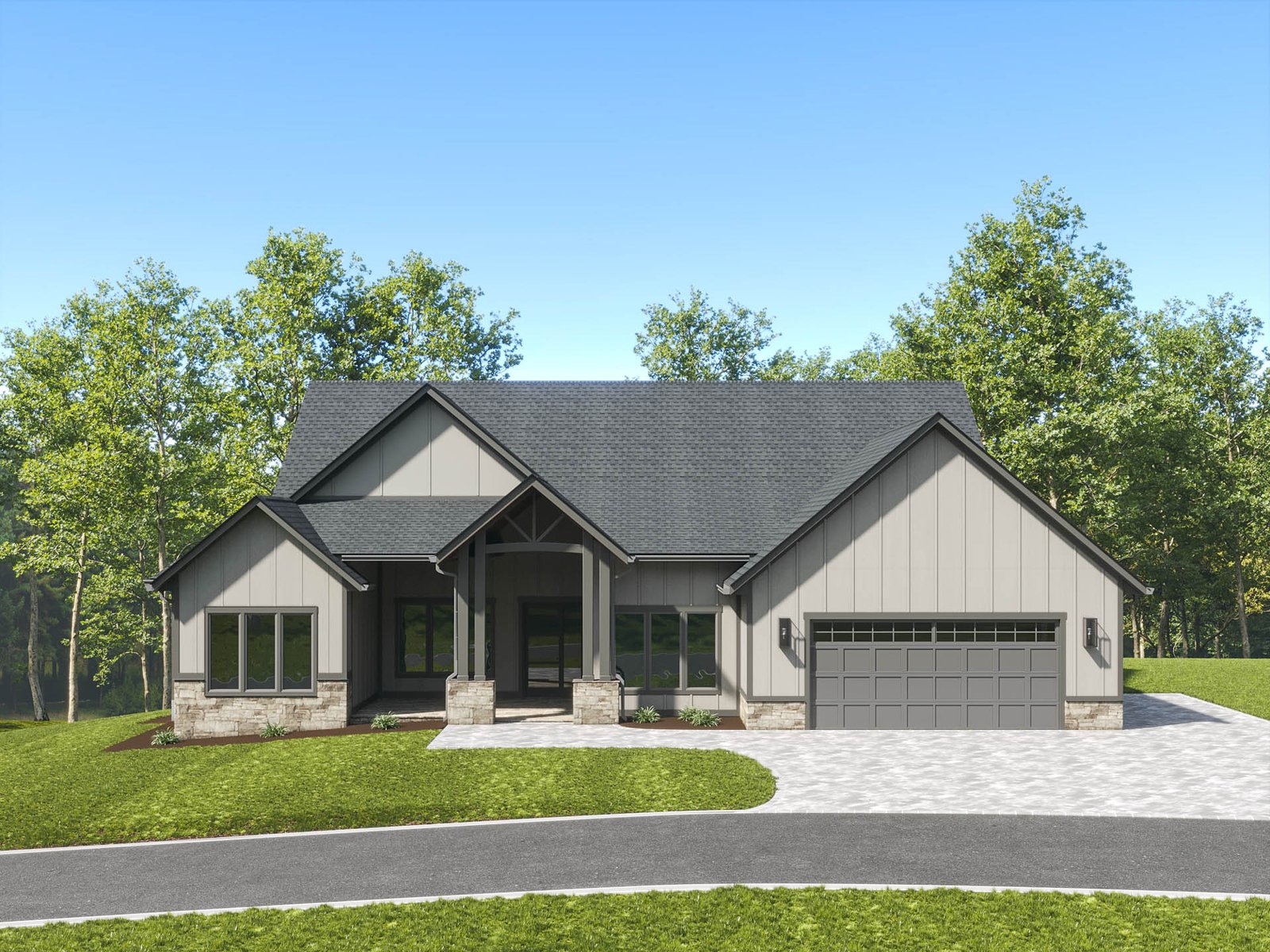 New House in Horse Shoe, NC. Lot #11, 2833 Brannon Rd 28742. Big Hills at Horse Shoe New Houses in Asheville, North Carolina